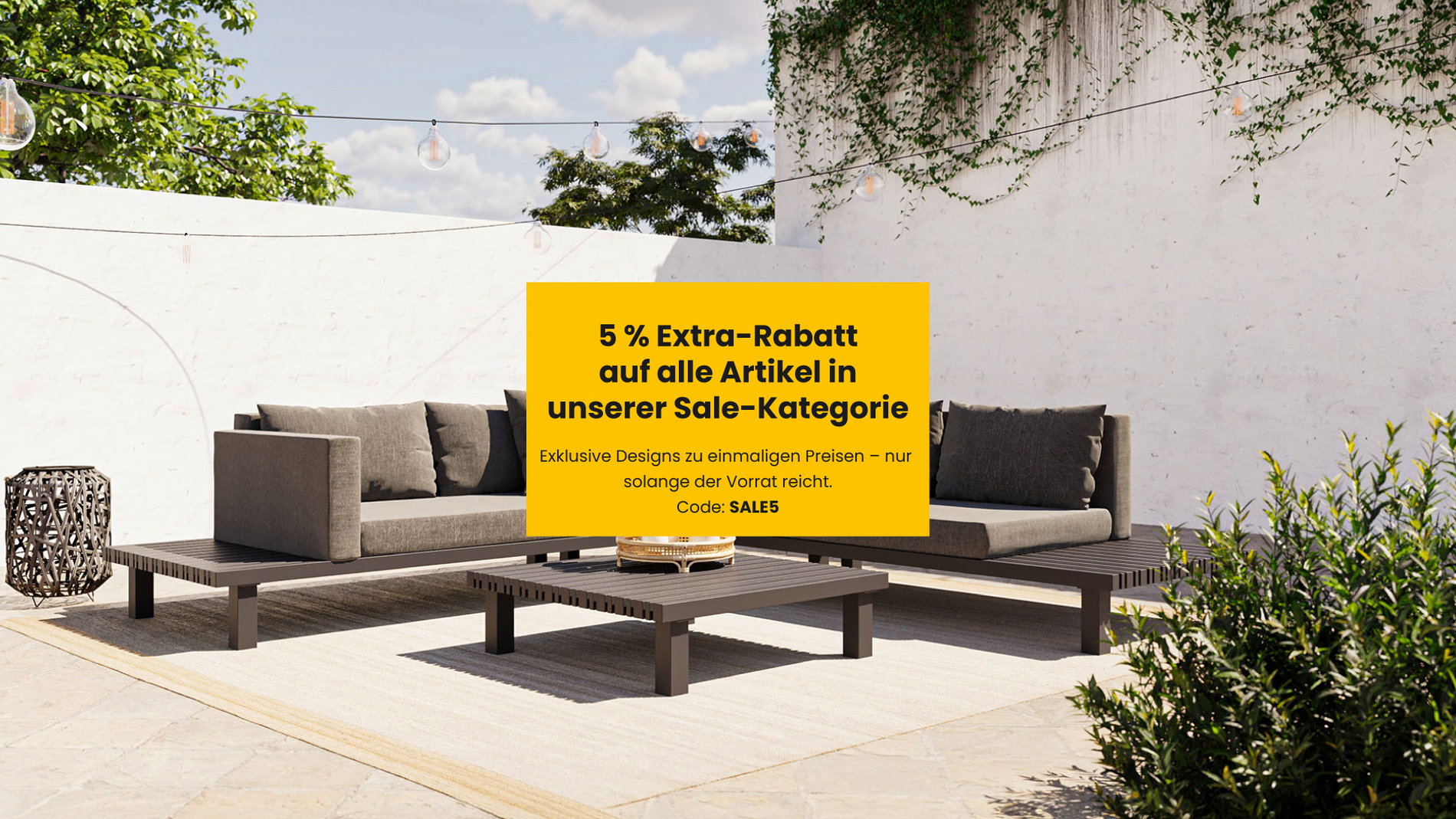 Gartenmöbel Sale