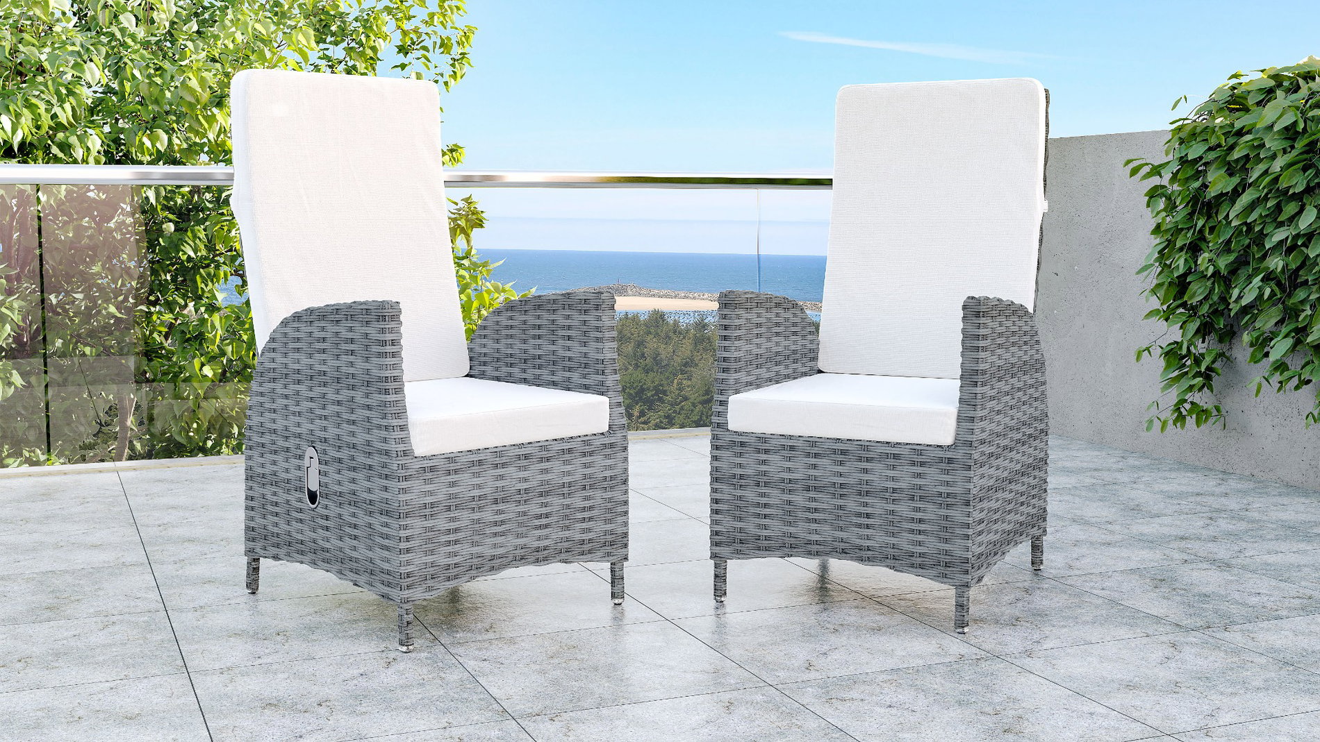 Merano / Ceres Relax Stuhl 2x