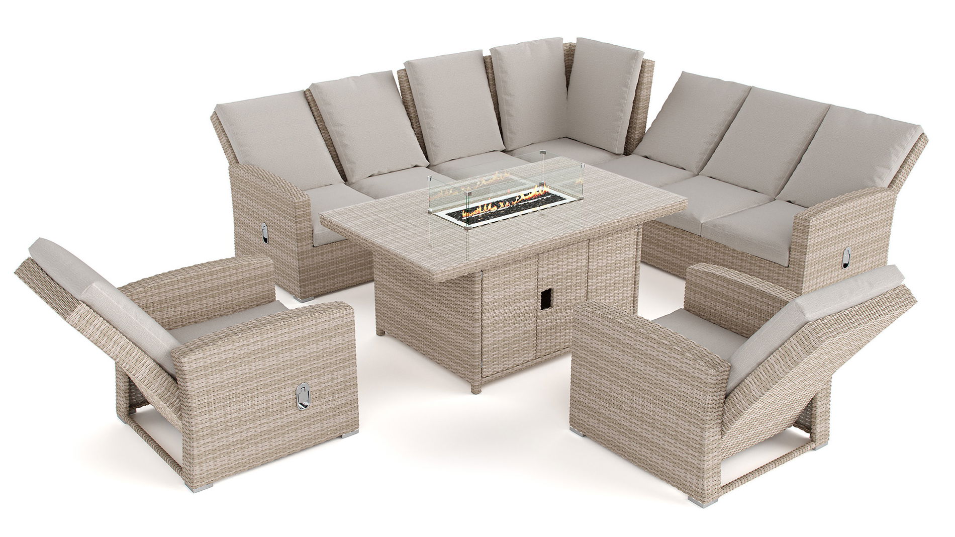 Sansibar XL mit Feuertisch