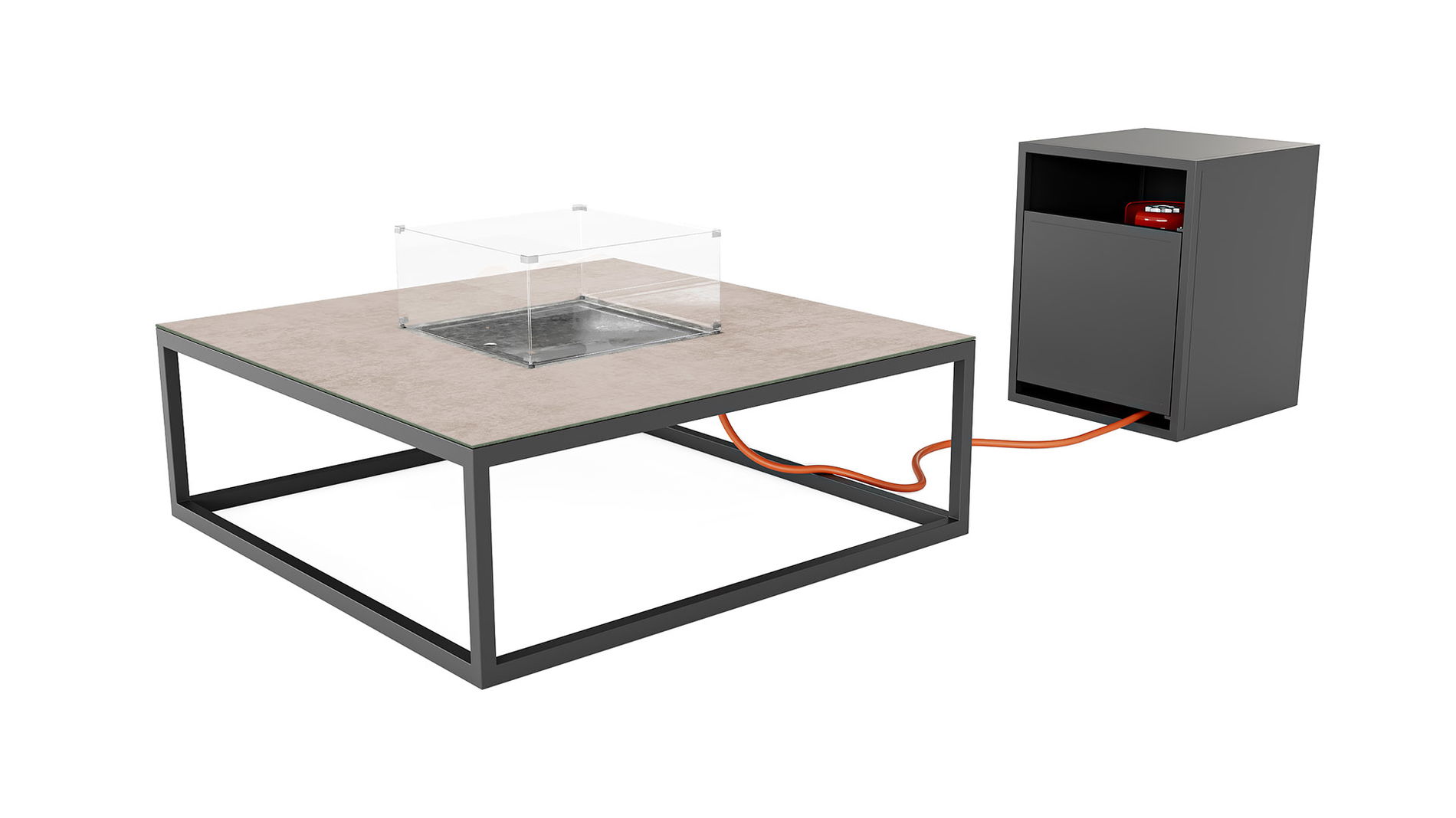 Athena M mit Feuertisch Condor 50 mbar