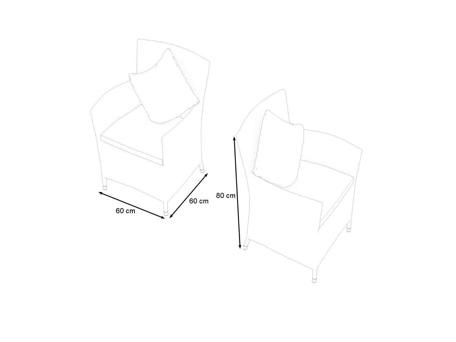 Ceres Stuhl (2 Stk.) - ebony