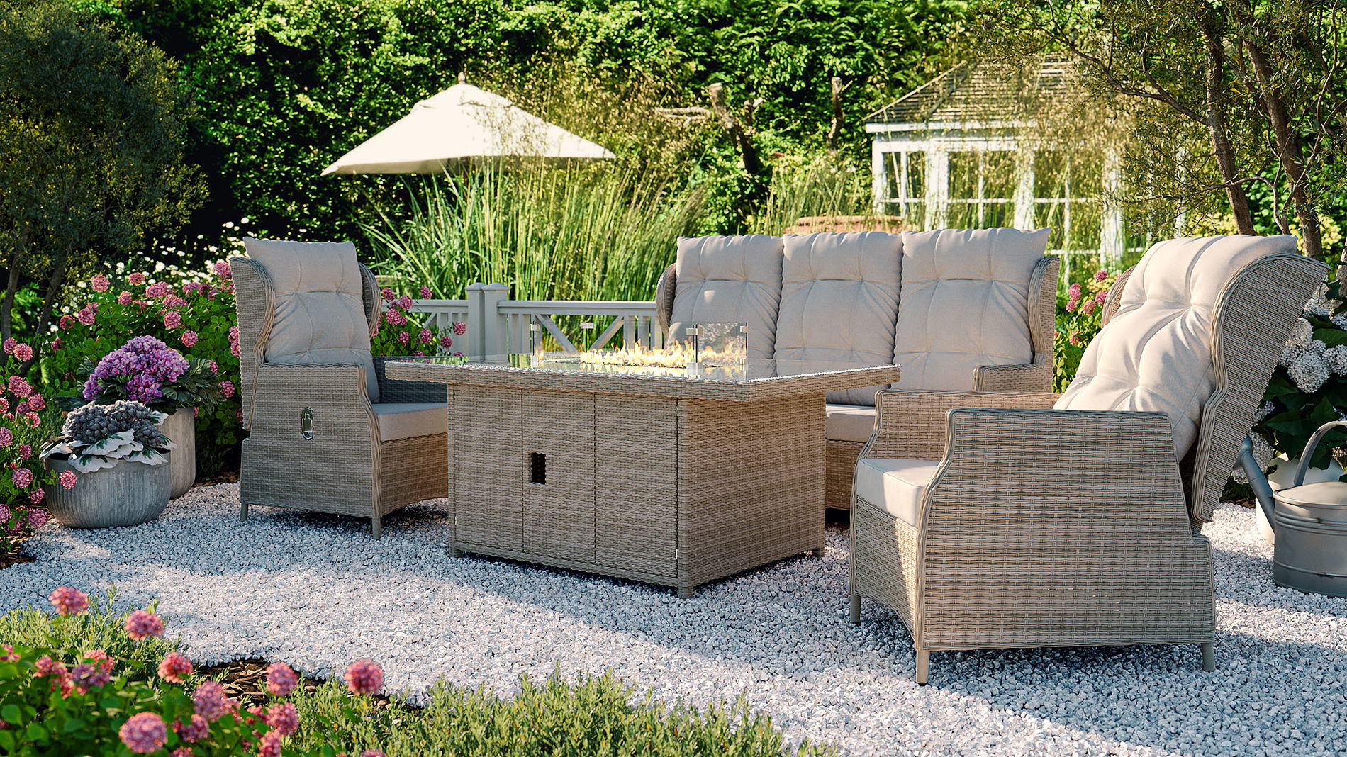 Bariyo mit Feuertisch