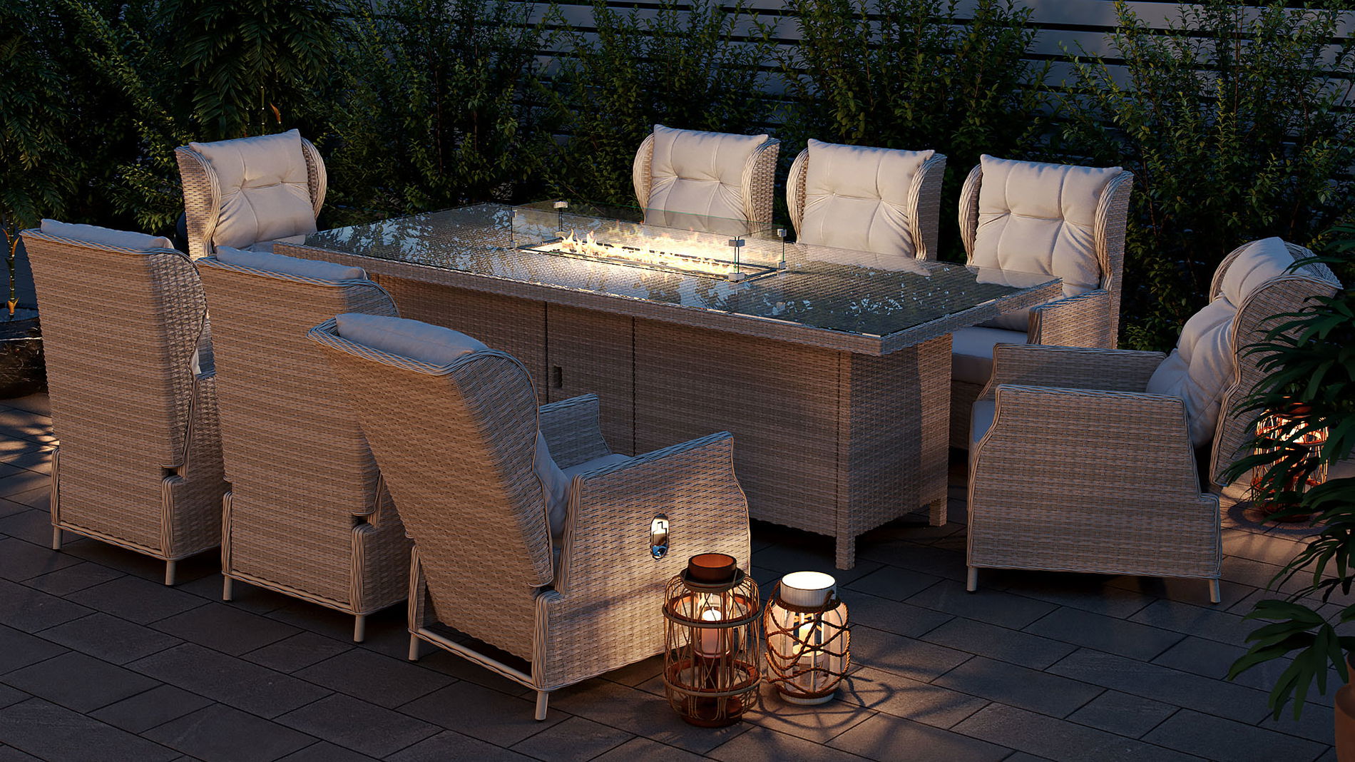 Bariya XL mit Feuertisch - 50mbar - R22