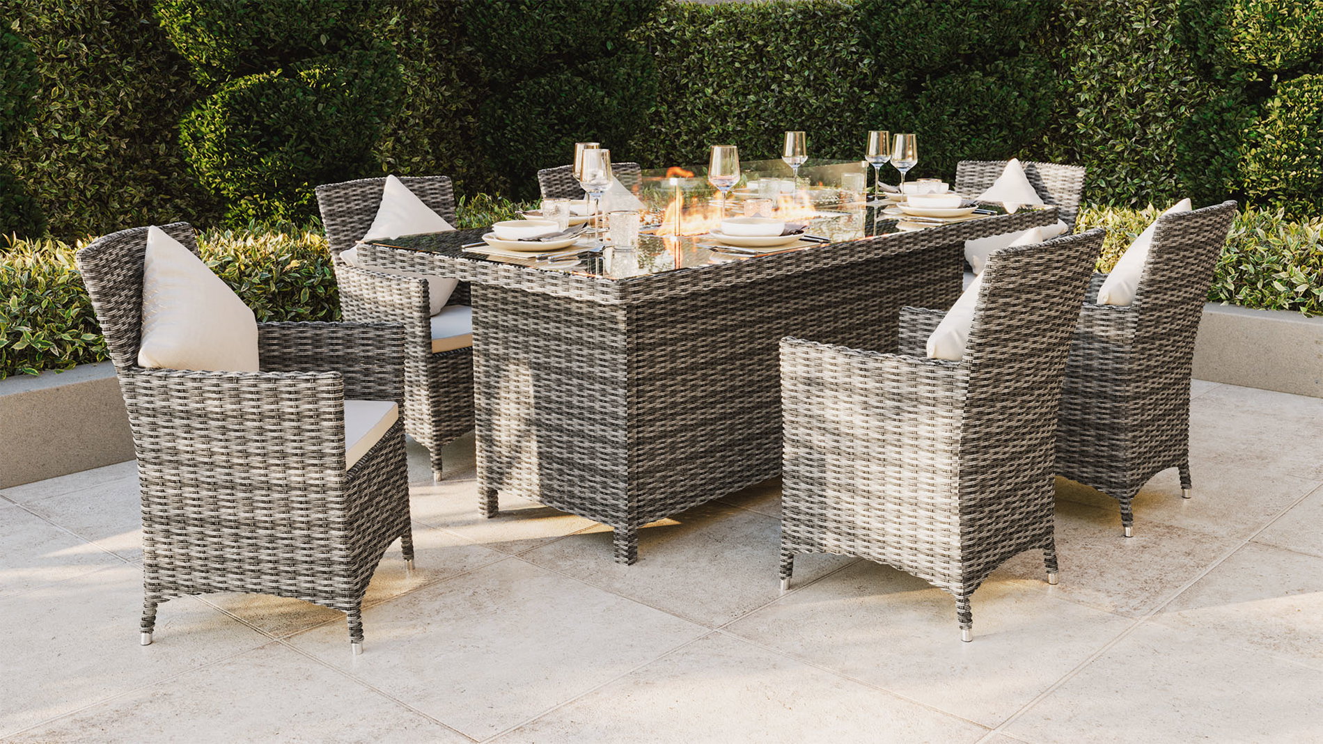 Ceres L mit Feuertisch - 50mbar - R21