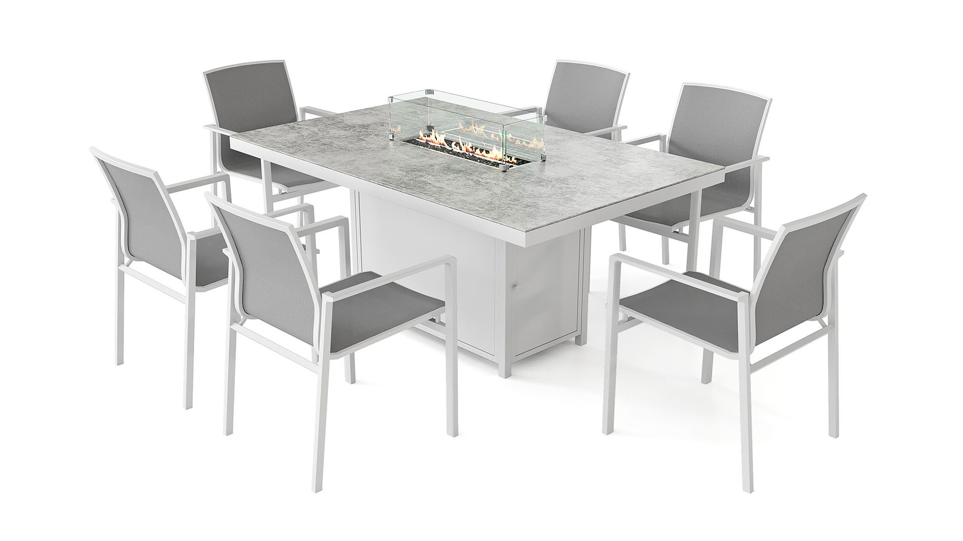 Mali Dining L mit Feuertisch