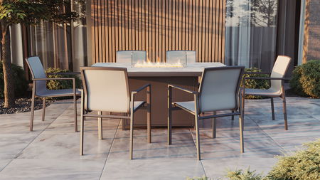 Mali Dining L mit Feuertisch