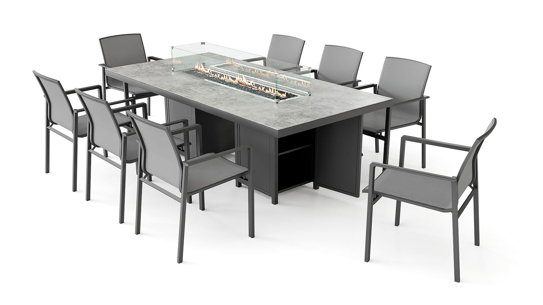 Mali Dining XL mit Feuertisch