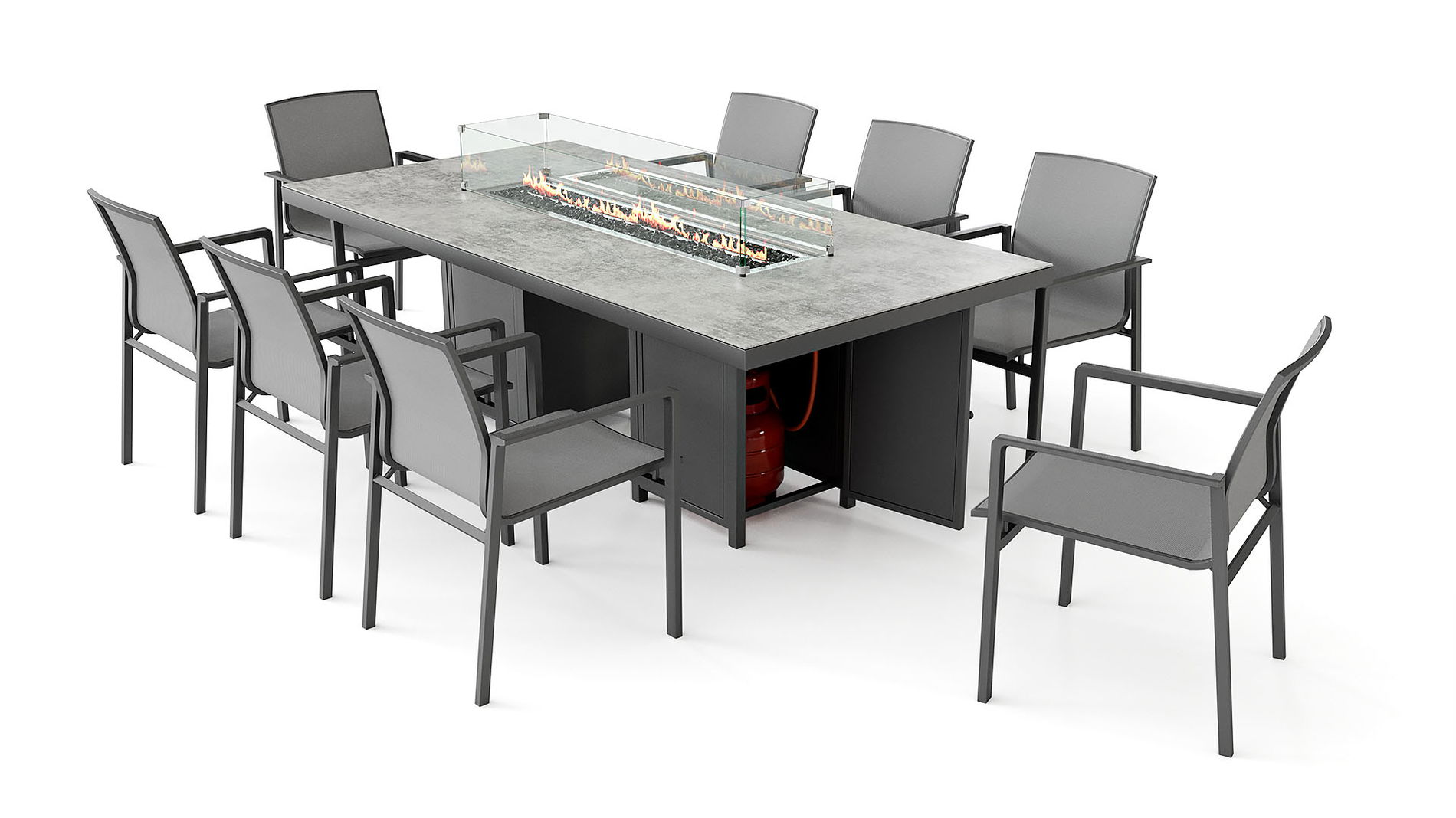 Mali Dining XL mit Feuertisch