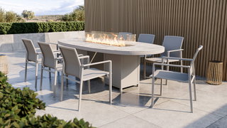 Cadora Dining XL mit Feuertisch