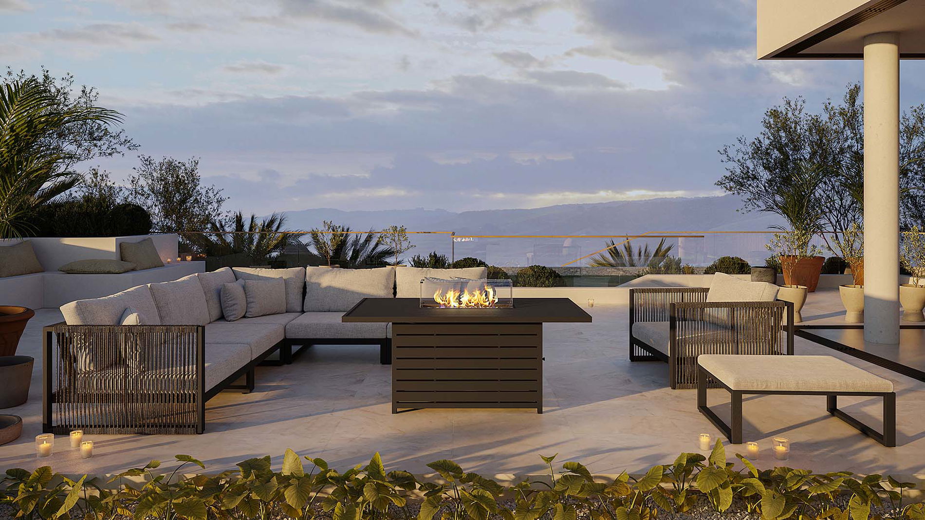 Matteo Rope L mit Feuertisch