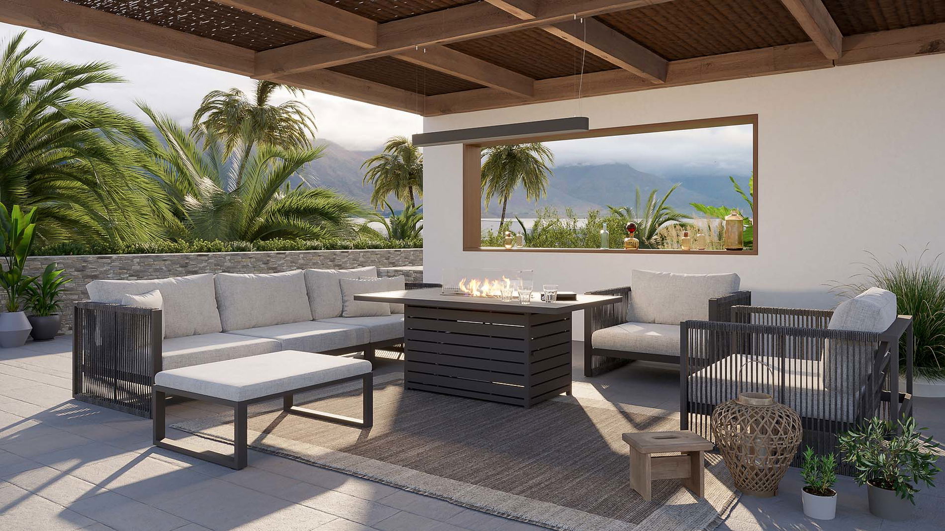 Matteo Rope M mit Feuertisch