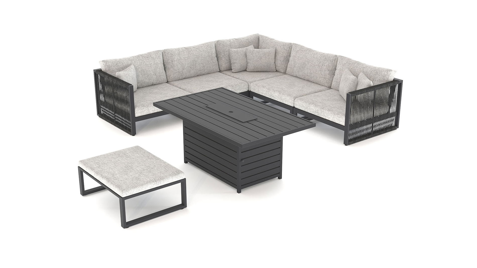 Matteo Rope Corner mit Feuertisch