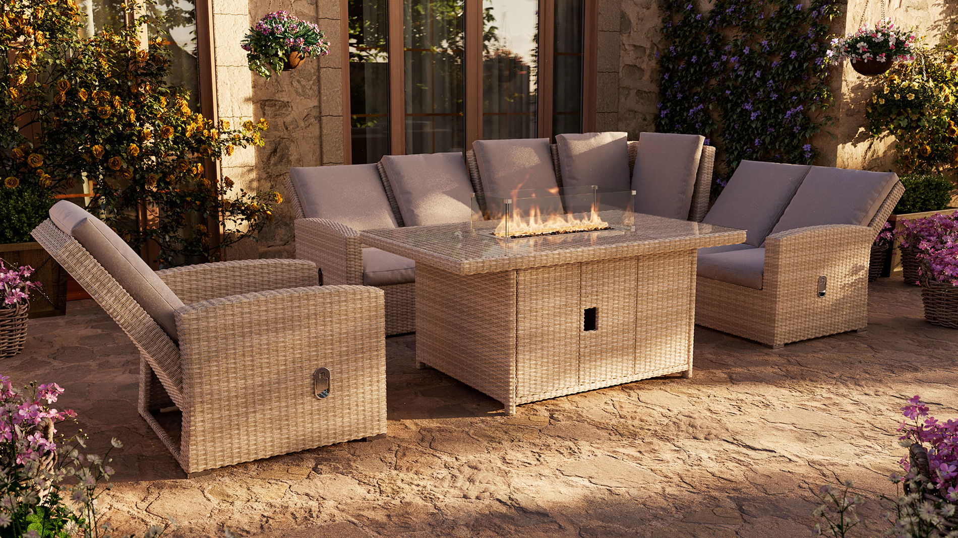 Sansibar S mit Feuertisch