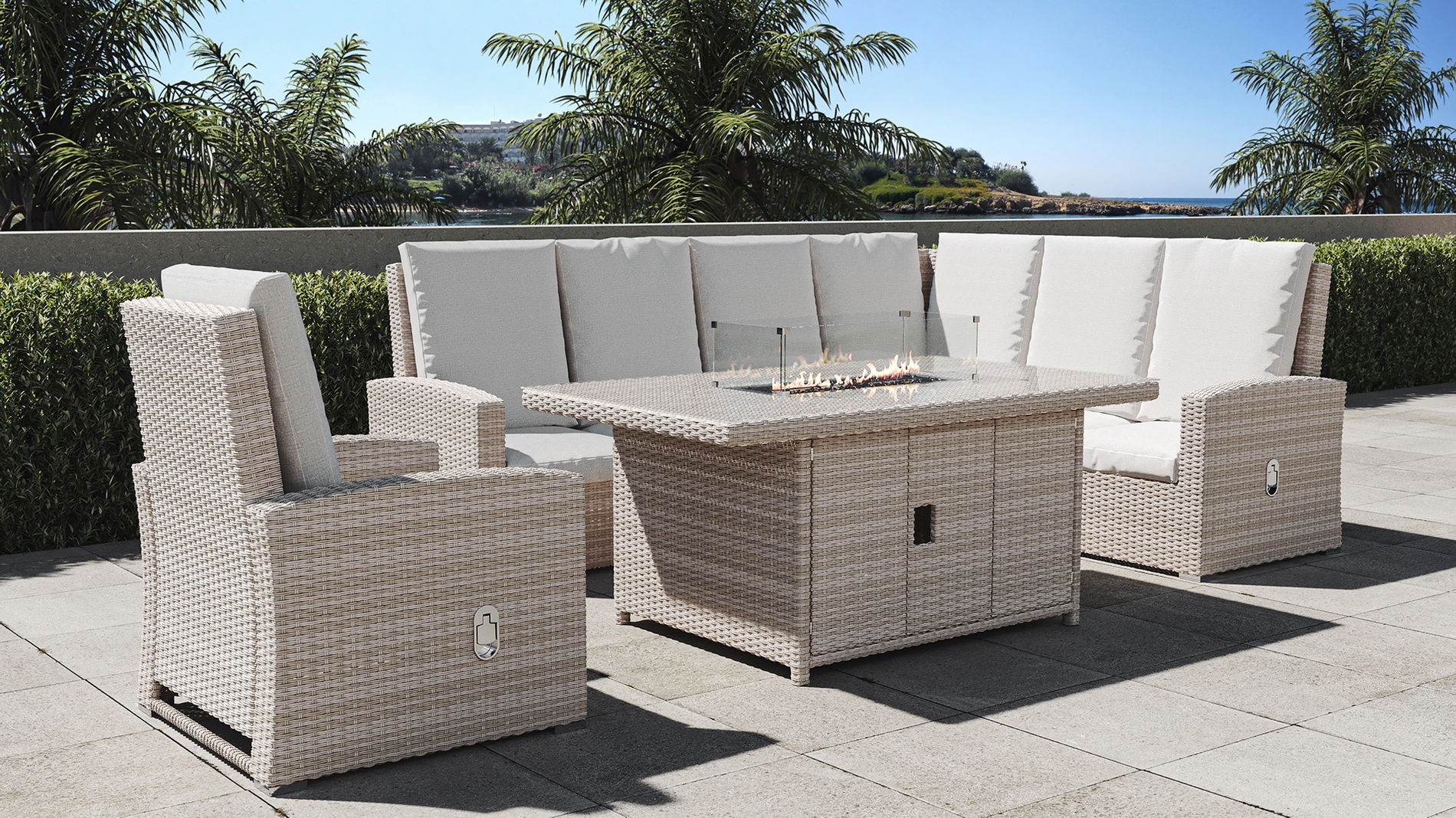 Sansibar S mit Feuertisch