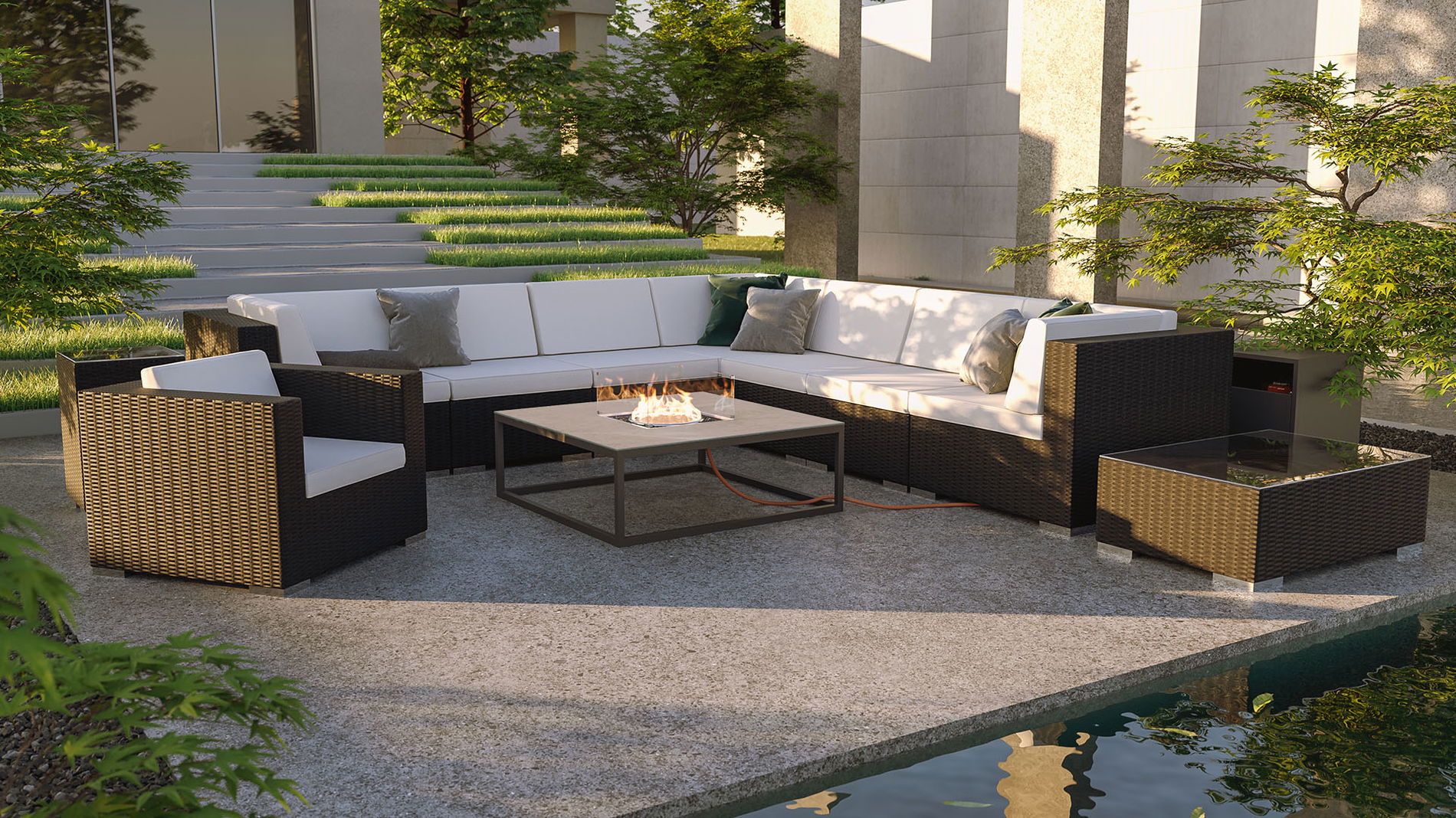 Epona XL mit Feuertisch Condor 50 mbar