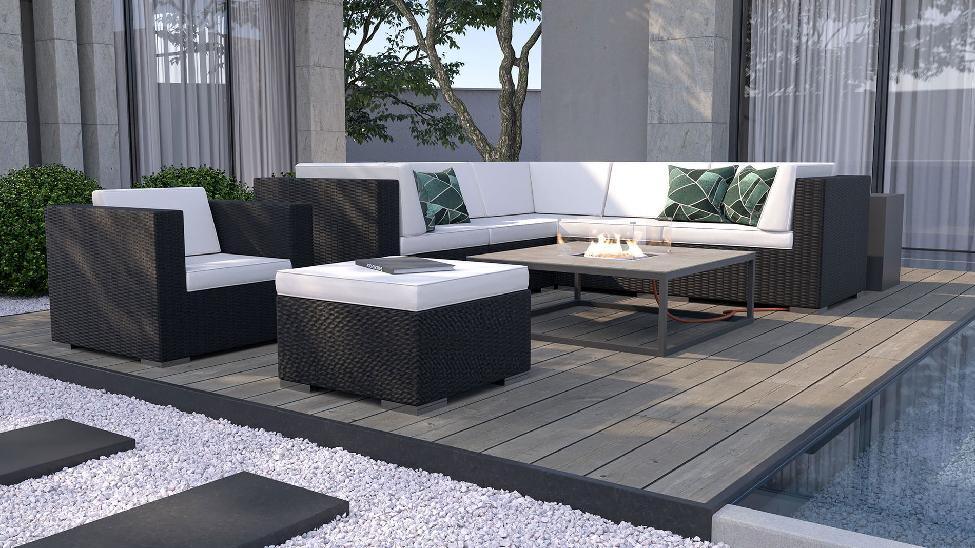 Epona M mit Feuertisch Condor 50 mbar