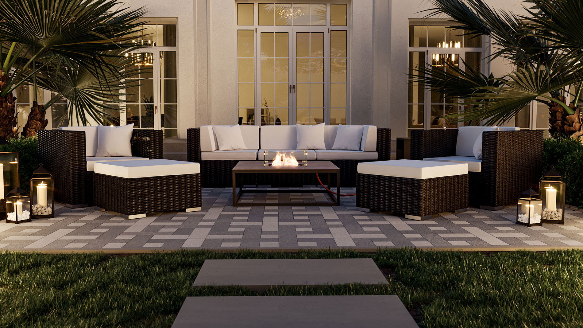 Athena M mit Feuertisch Condor 50 mbar