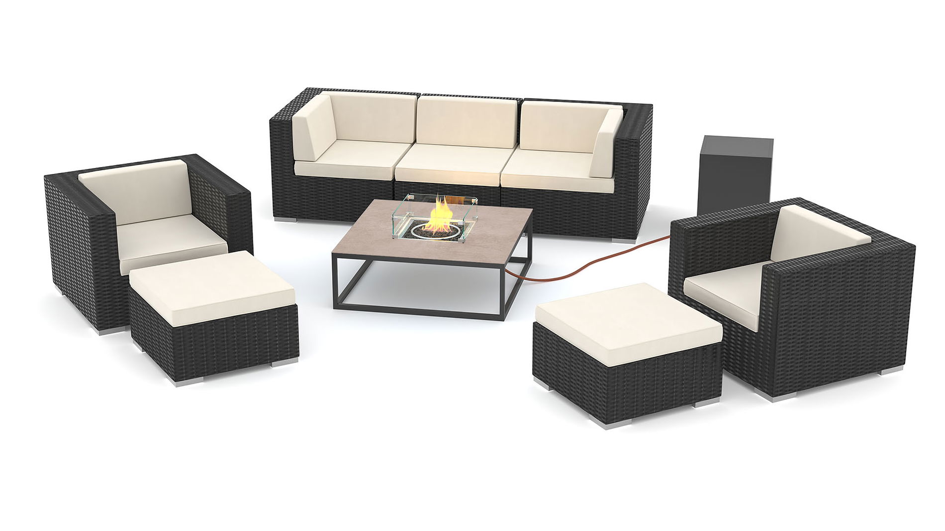 Athena M mit Feuertisch Condor 50 mbar