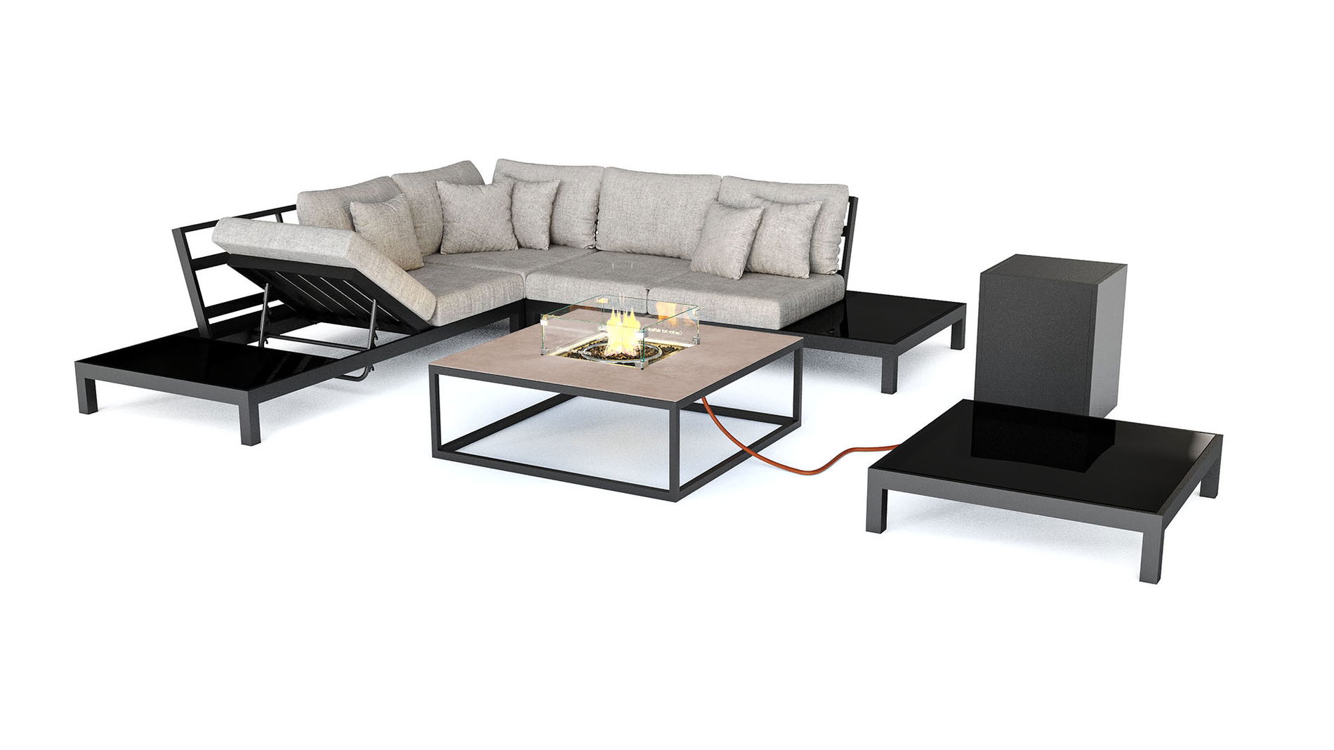 Valentino M mit Feuertisch Condor 50 mbar