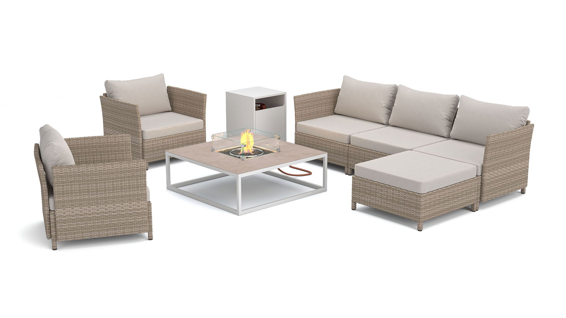 Kalahari M mit Feuertisch Condor 50 mbar