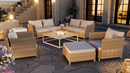 Kalahari L mit Feuertisch Condor 50 mbar