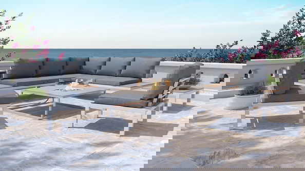 Aleana XL mit Feuertisch Condor 50 mbar