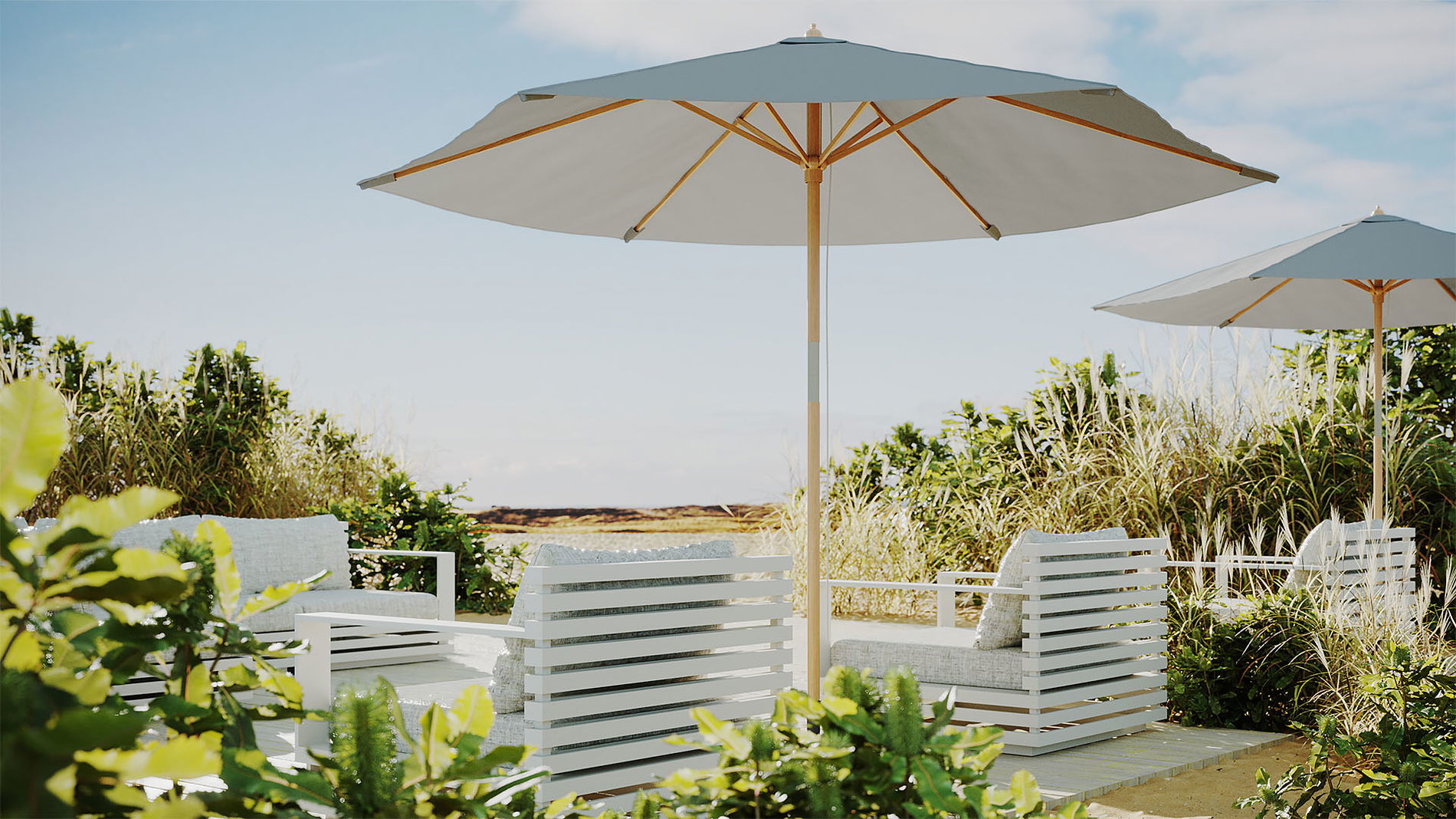 Sonnenschirm Dominica, ohne Schirmständer