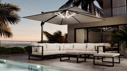 Louvre mit LED Beleuchtung