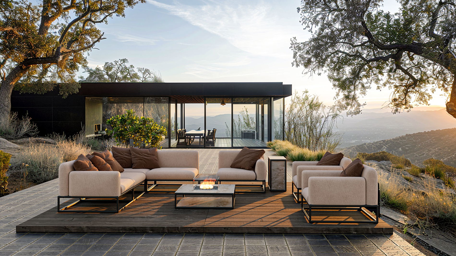 Soyo XL mit Feuertisch