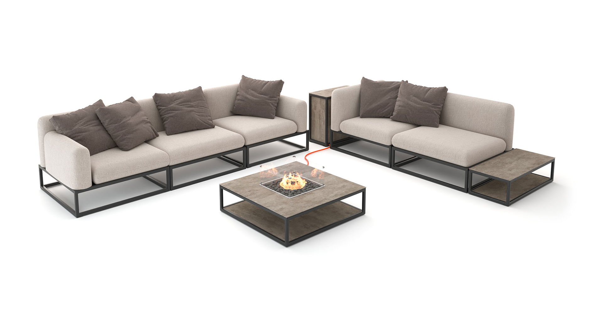 Soyo M mit Feuertisch