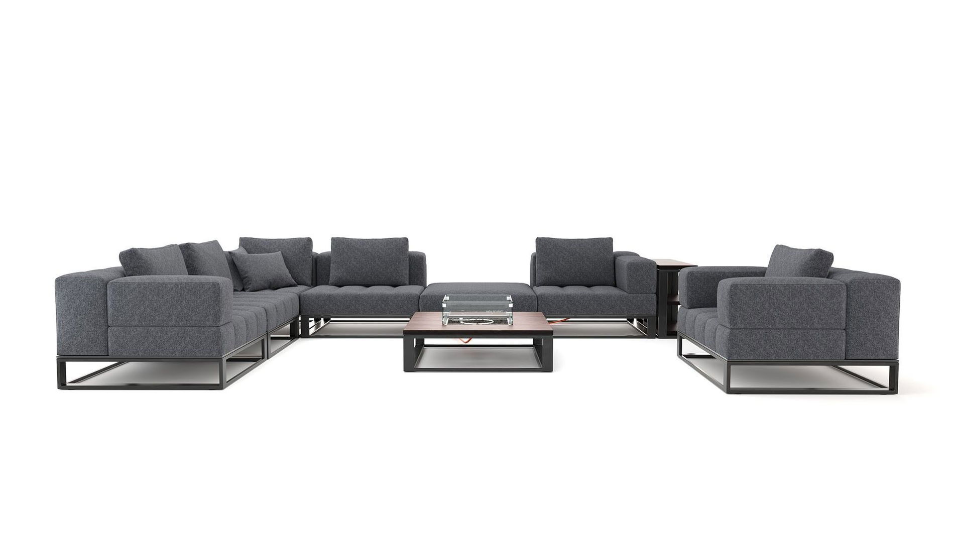 Stripe XL mit Feuertisch