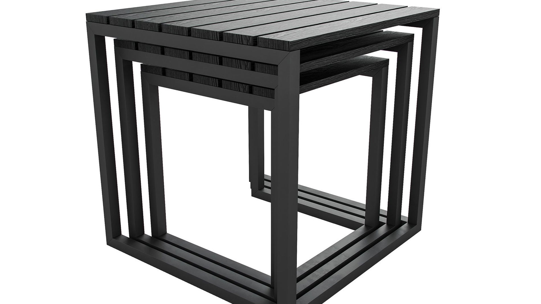 3 Beistelltische im Set