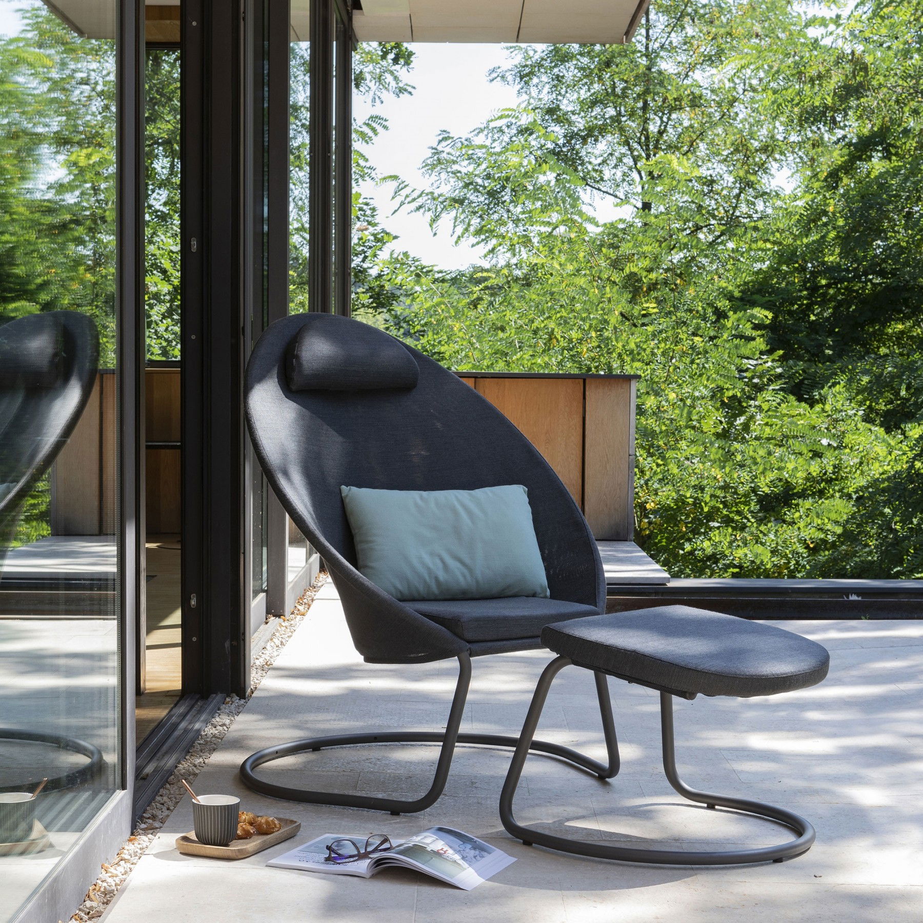 Lafuma Fussauflage cocoon hedona onyx