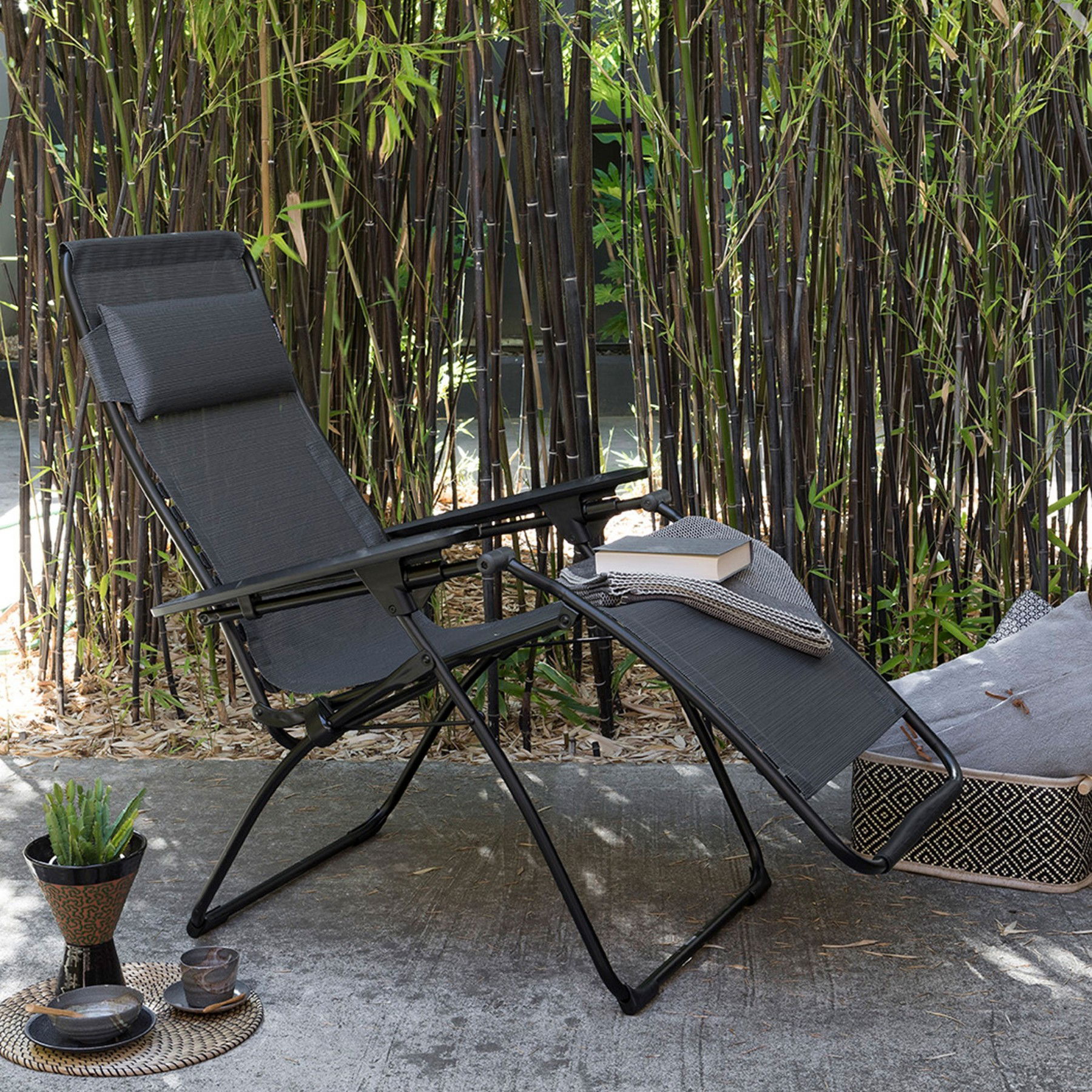 Lafuma Relaxsessel Futura Batyline® Duo Obsidian