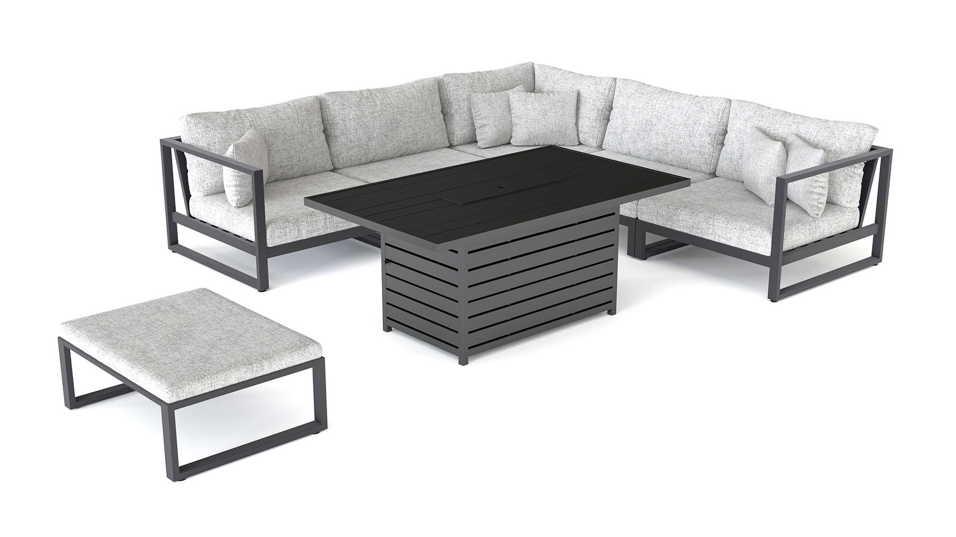 Matteo Corner mit Feuertisch