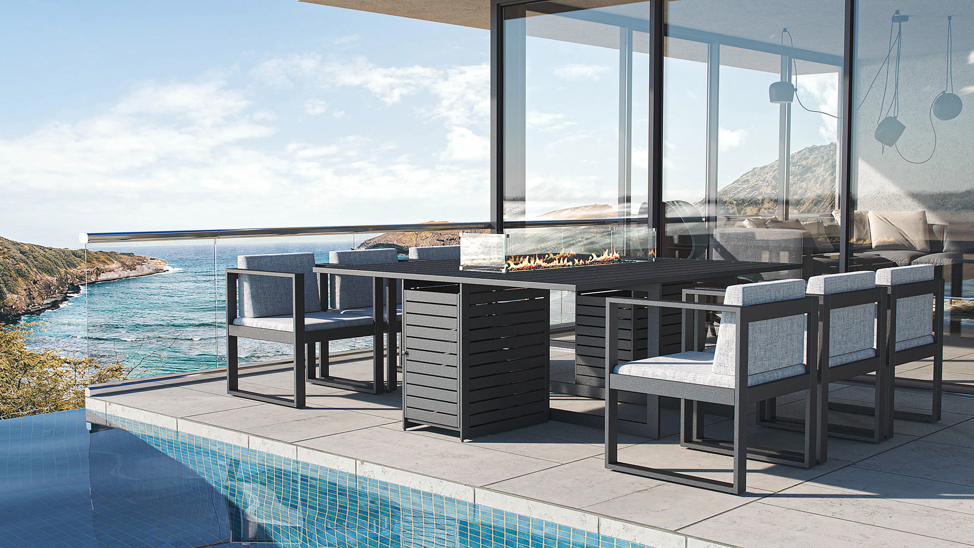 Ricardo with Firepit 37mbar