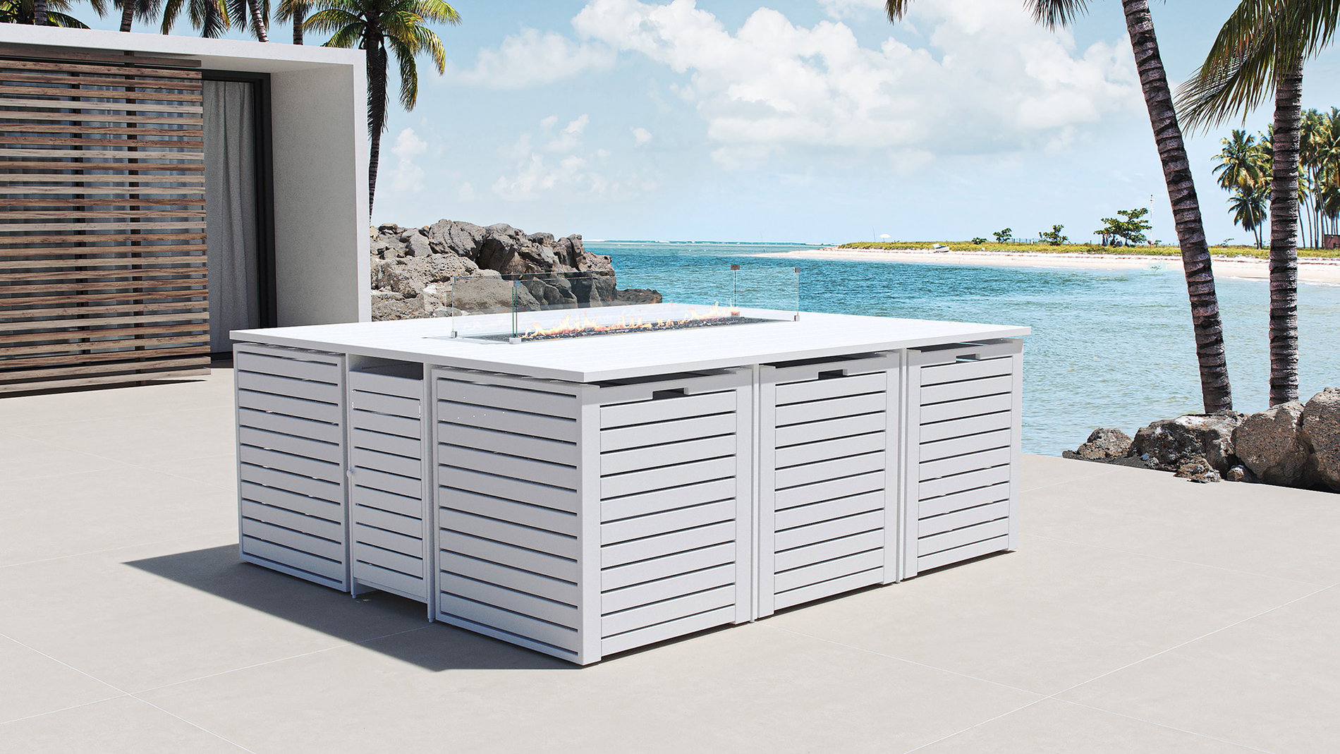 RN-2 with Firepit-aluminium_white