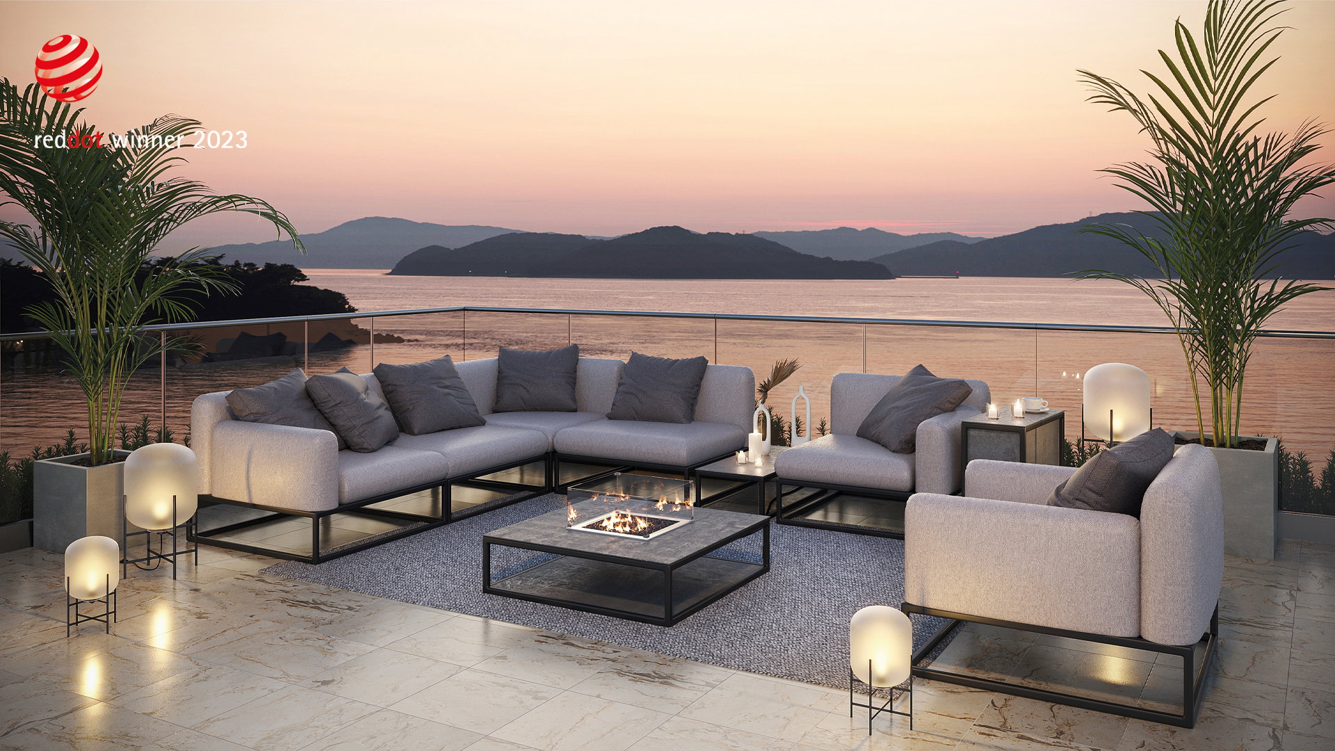 Soyo L with Firepit 30 mbar