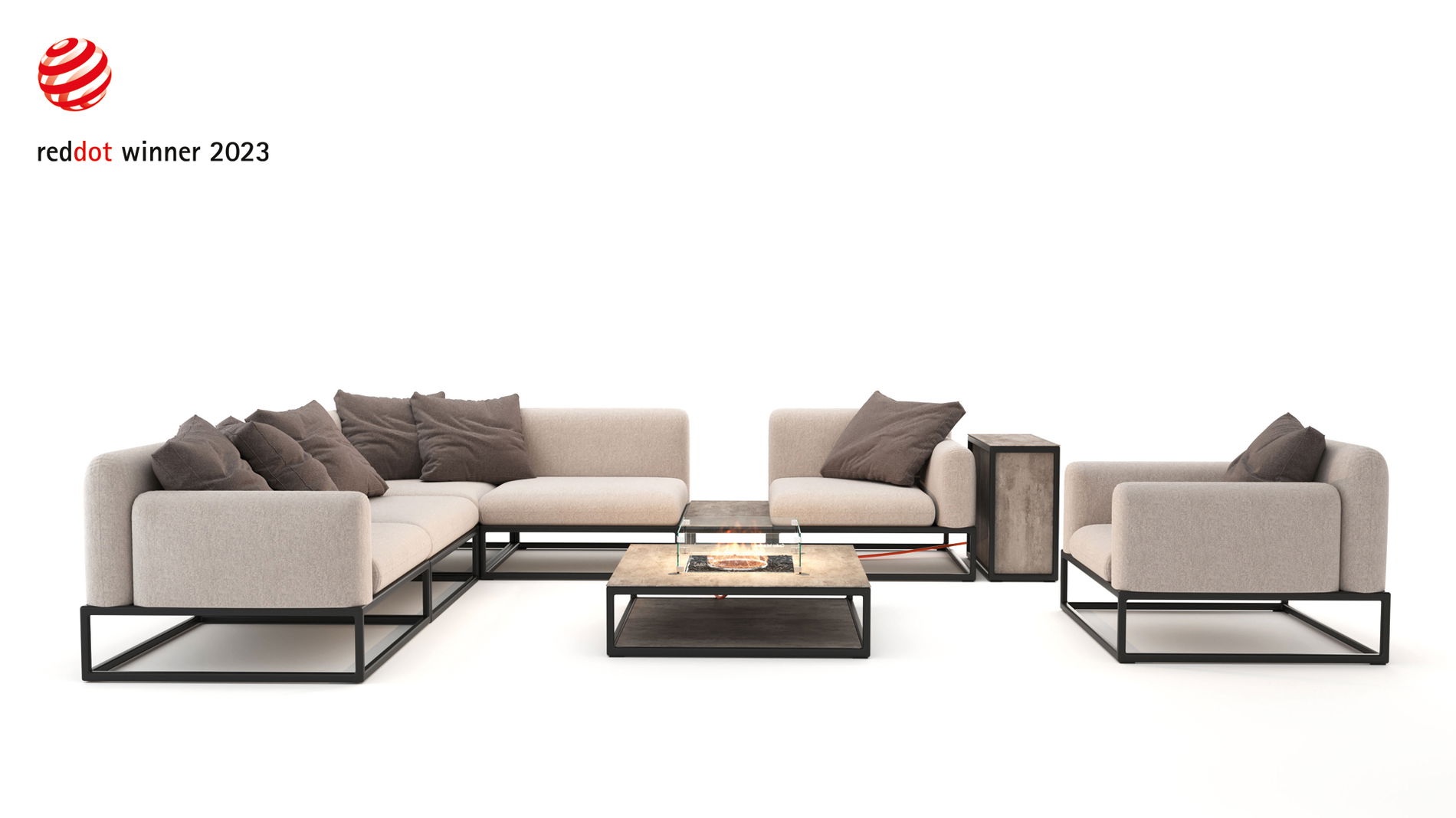 Soyo L mit Feuertisch