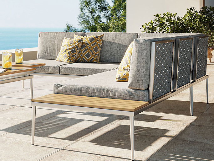 Rope Dunkelgrau geflochten Detail