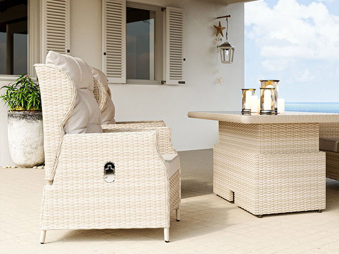 Polyrattan Sand Ambiente
