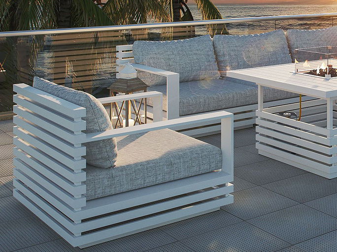 Aluminium Weiss Detail