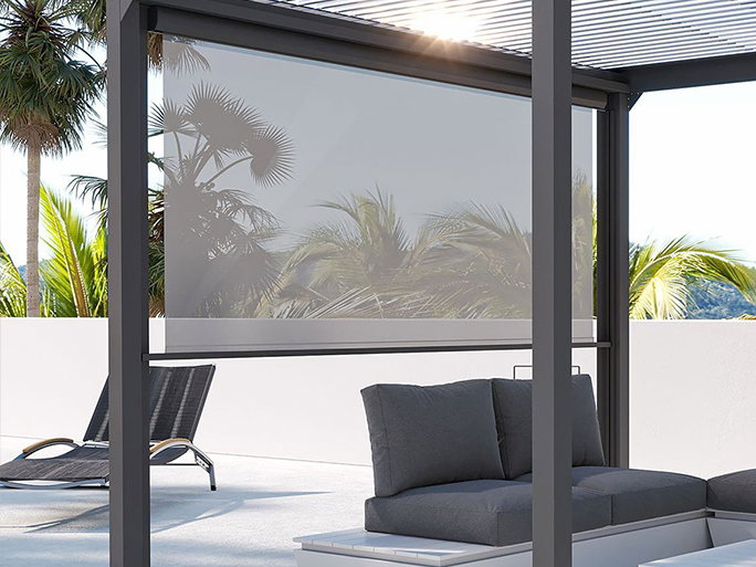 Textilene Anthrazit Detail