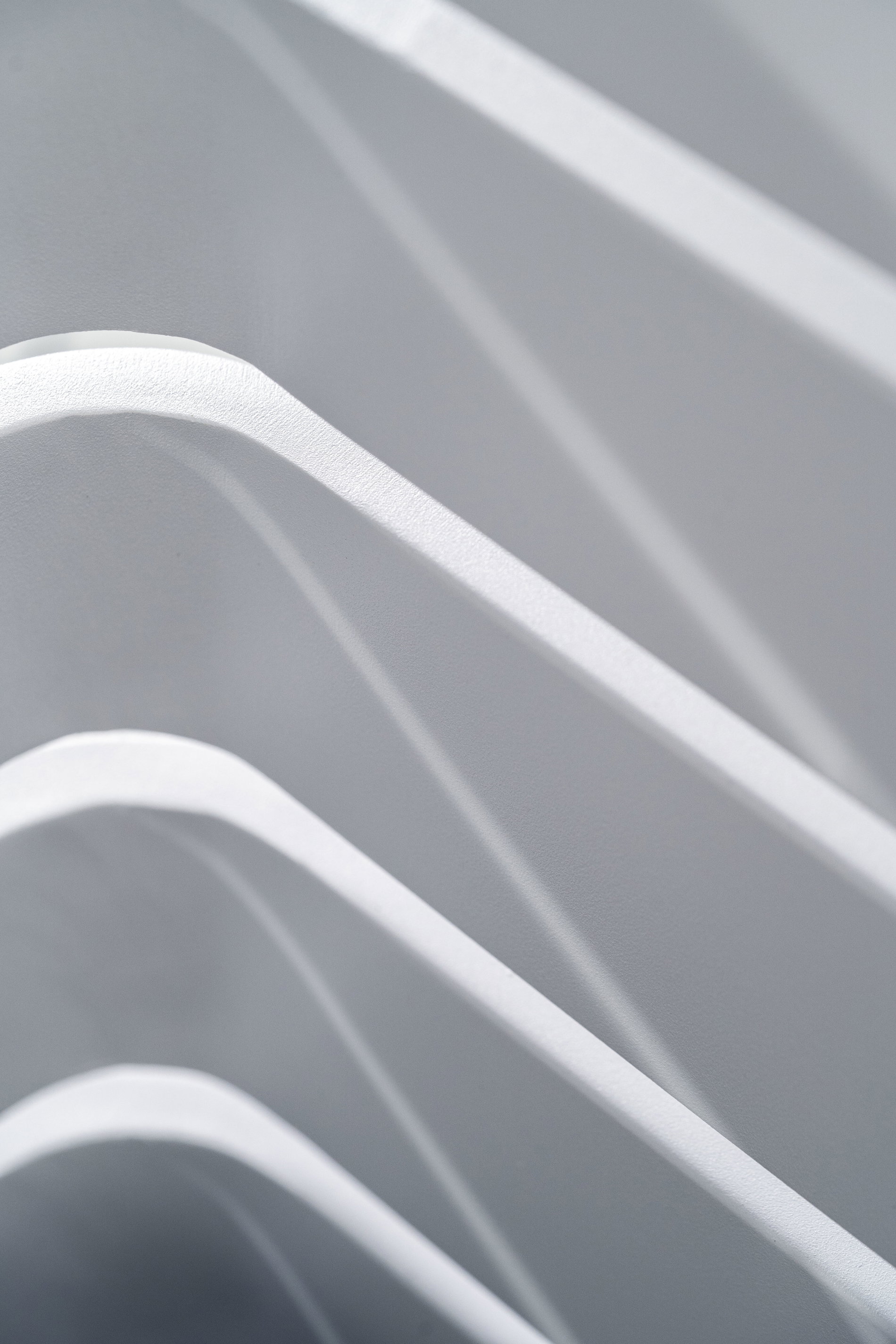 Aluminium Weiss Inszeniert