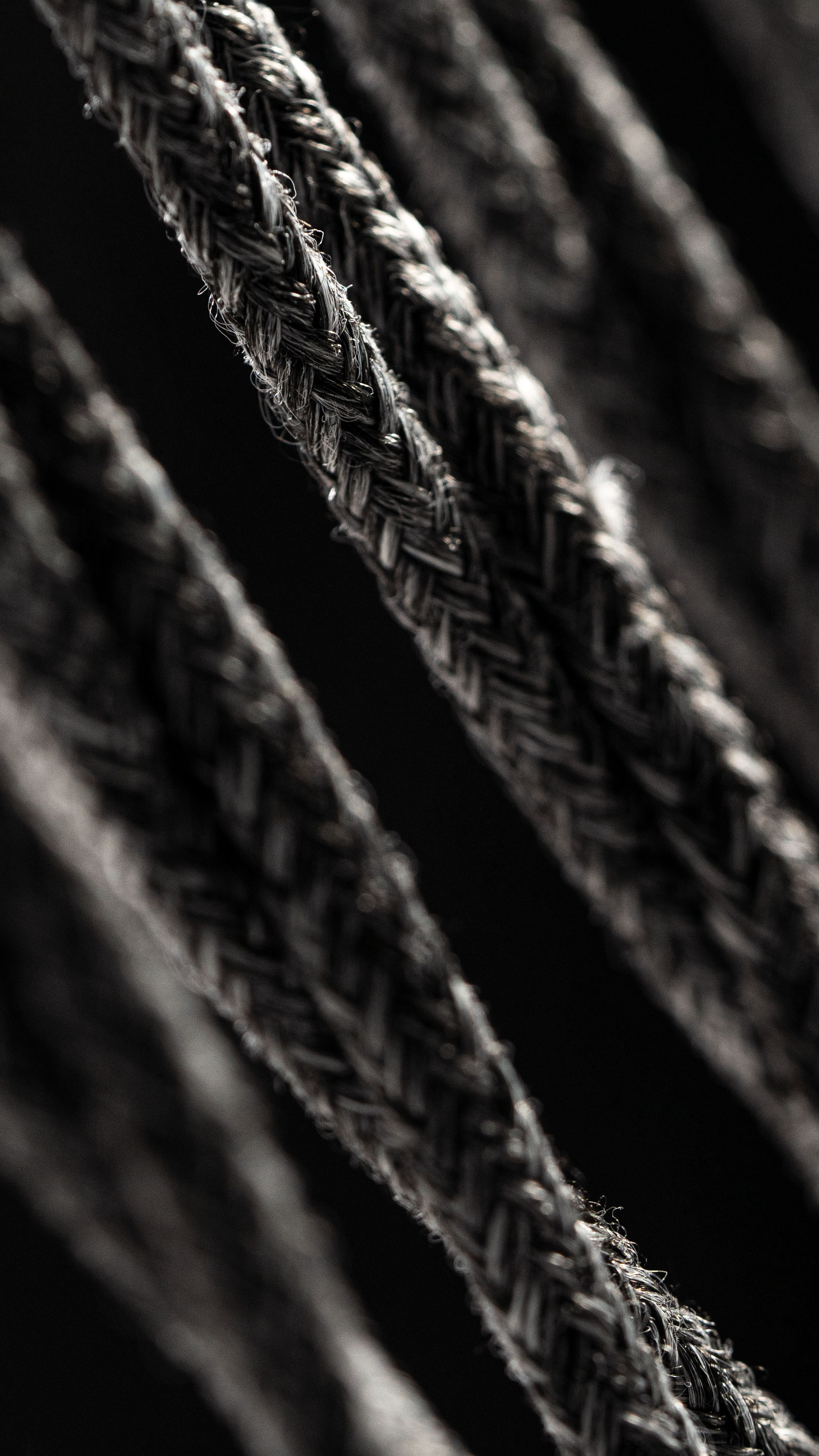 Rope Dunkelgrau Meliert Inszeniert