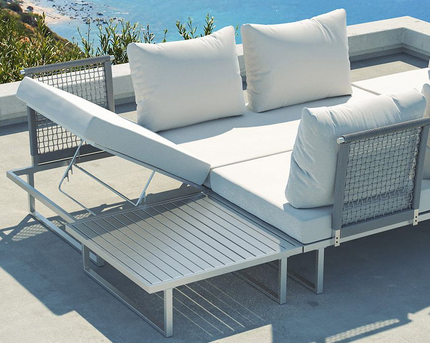 Aluminium Hell Grau Detail