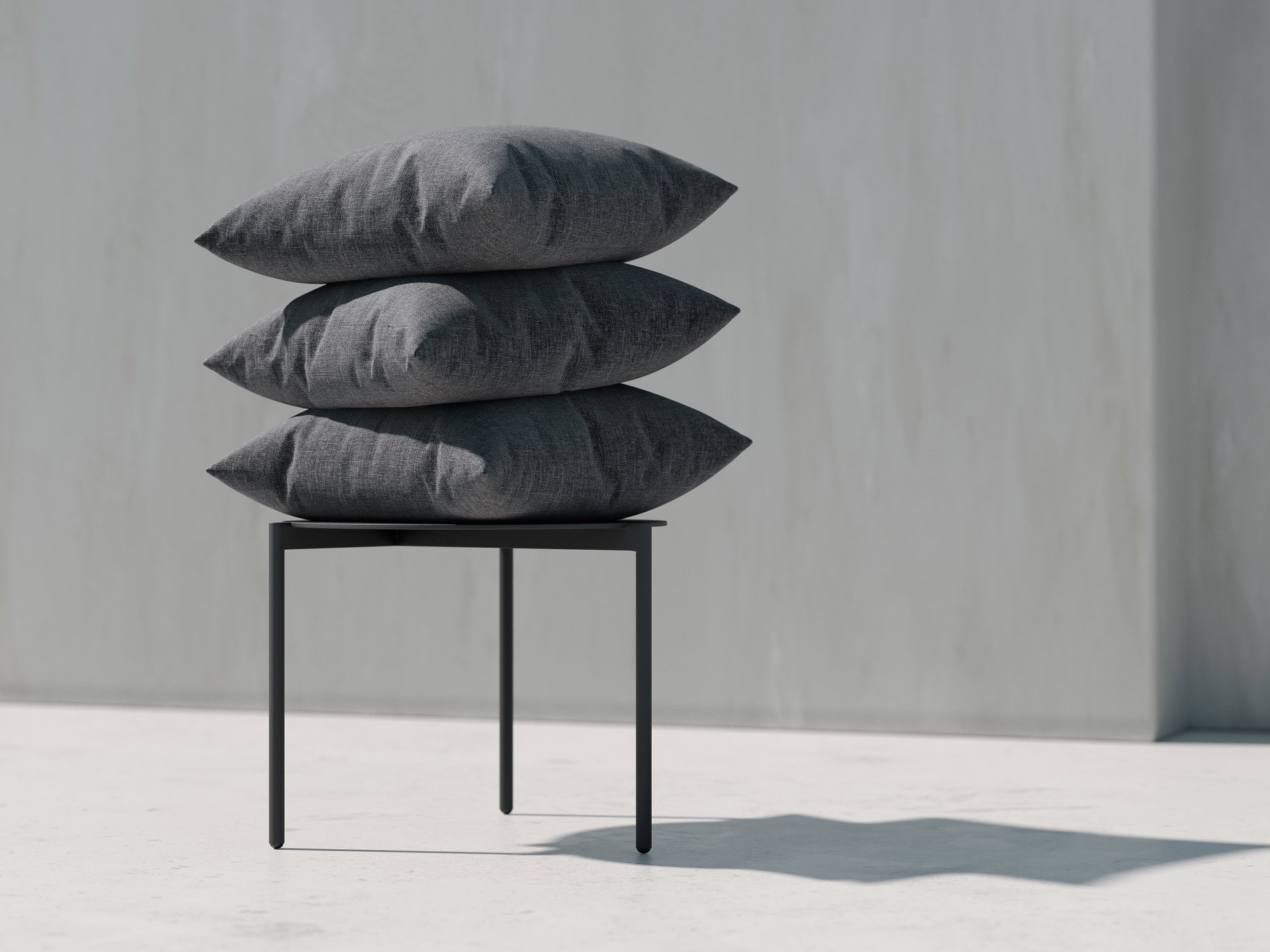 Bezugsstoff Kiesgrau Detail