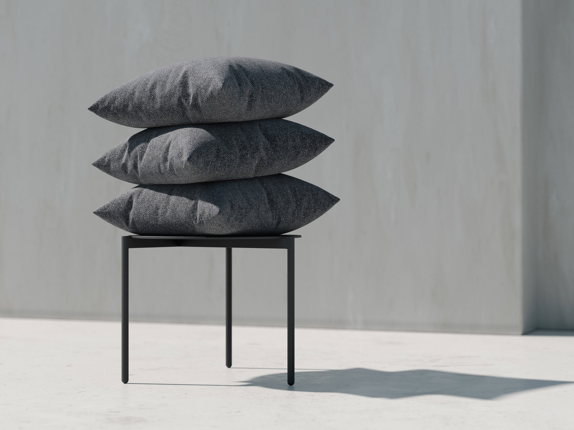 Bezugsstoff Stahlgrau Detail