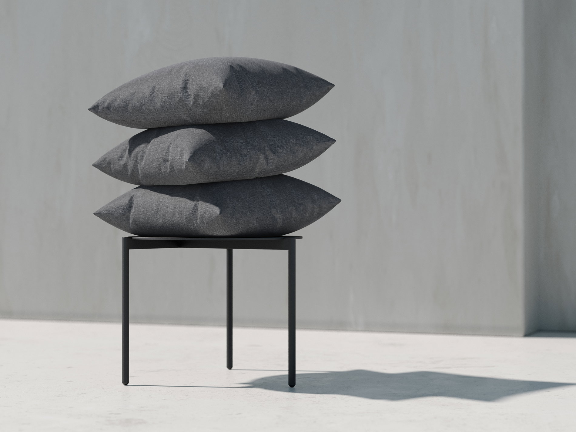 Bezugsstoff Rauchgrau Detail