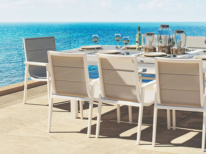 Textilene Creme Detail